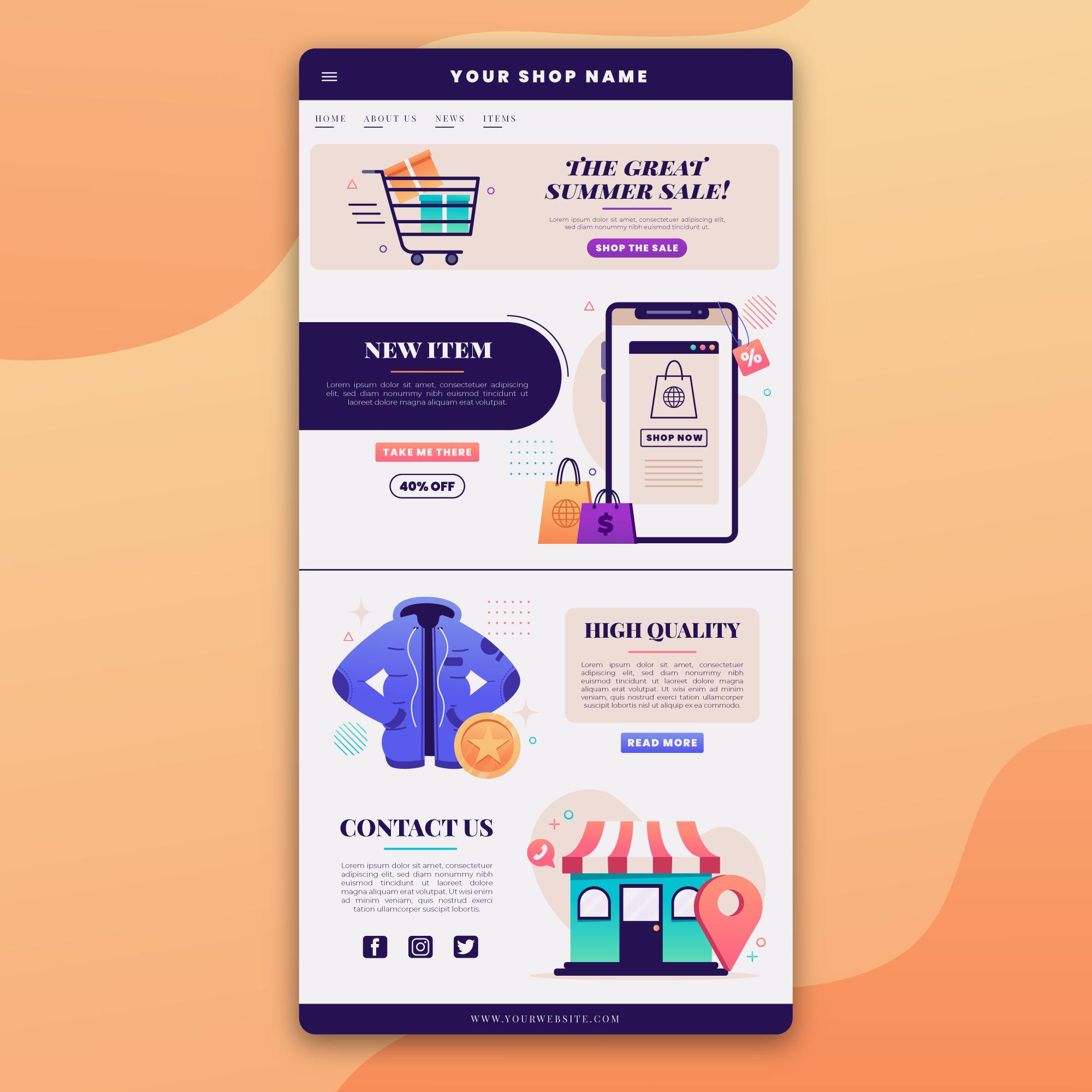 e commerce app dmc